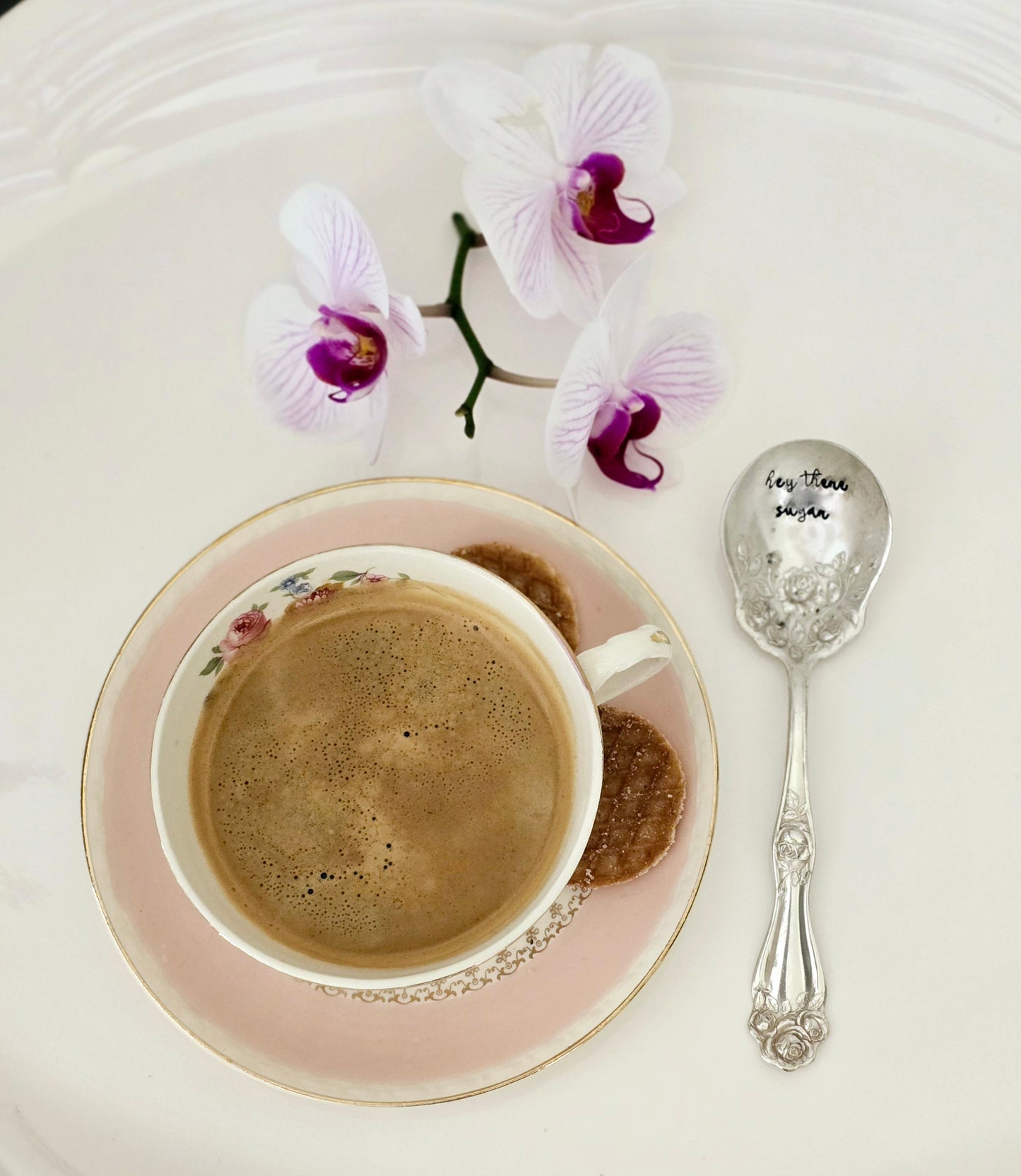 Rare Sugar Spoon - Vintage Personalized Stamped Spoon | Wandering Tulips