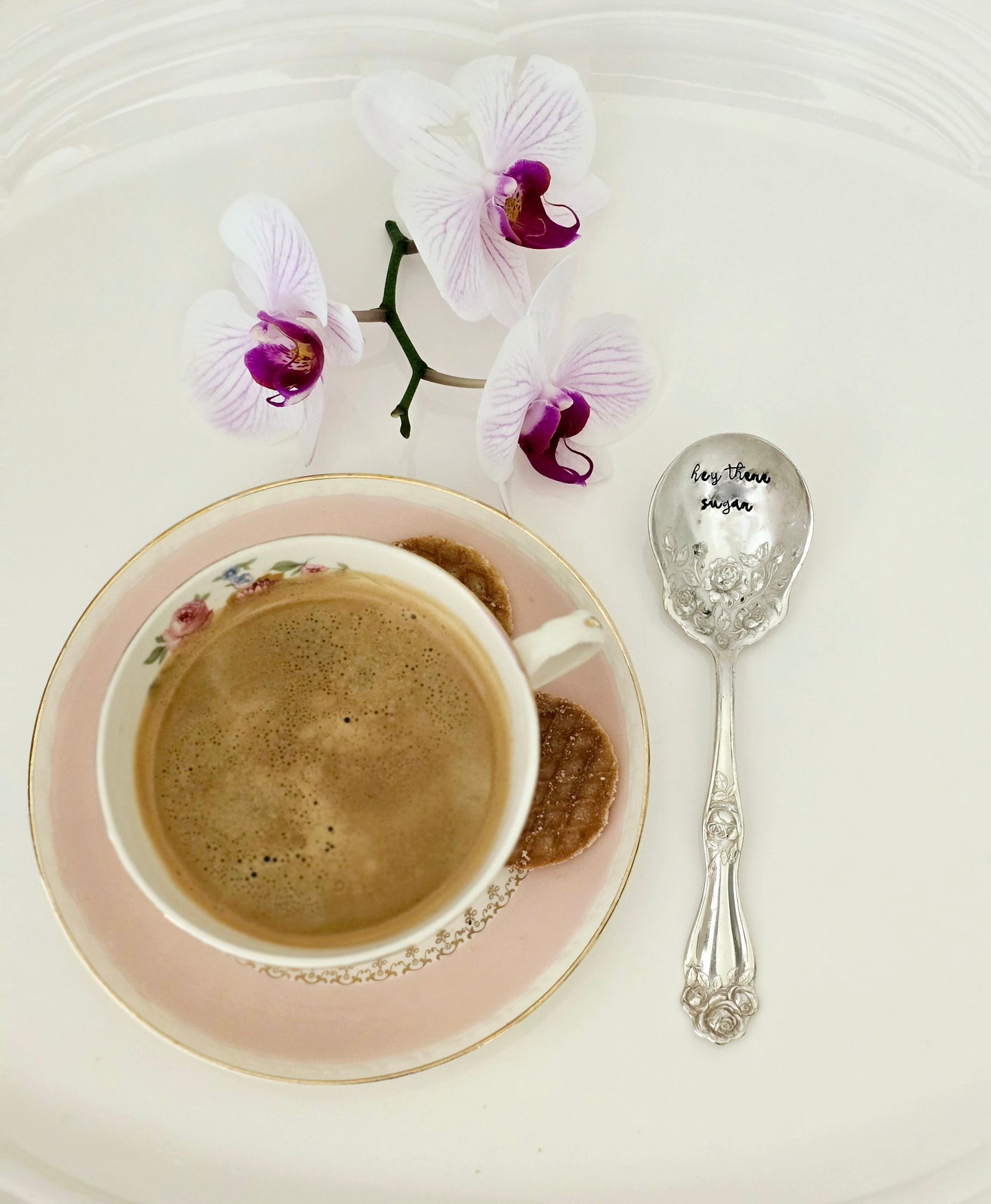 Rare Sugar Spoon - Vintage Personalized Stamped Spoon | Wandering Tulips