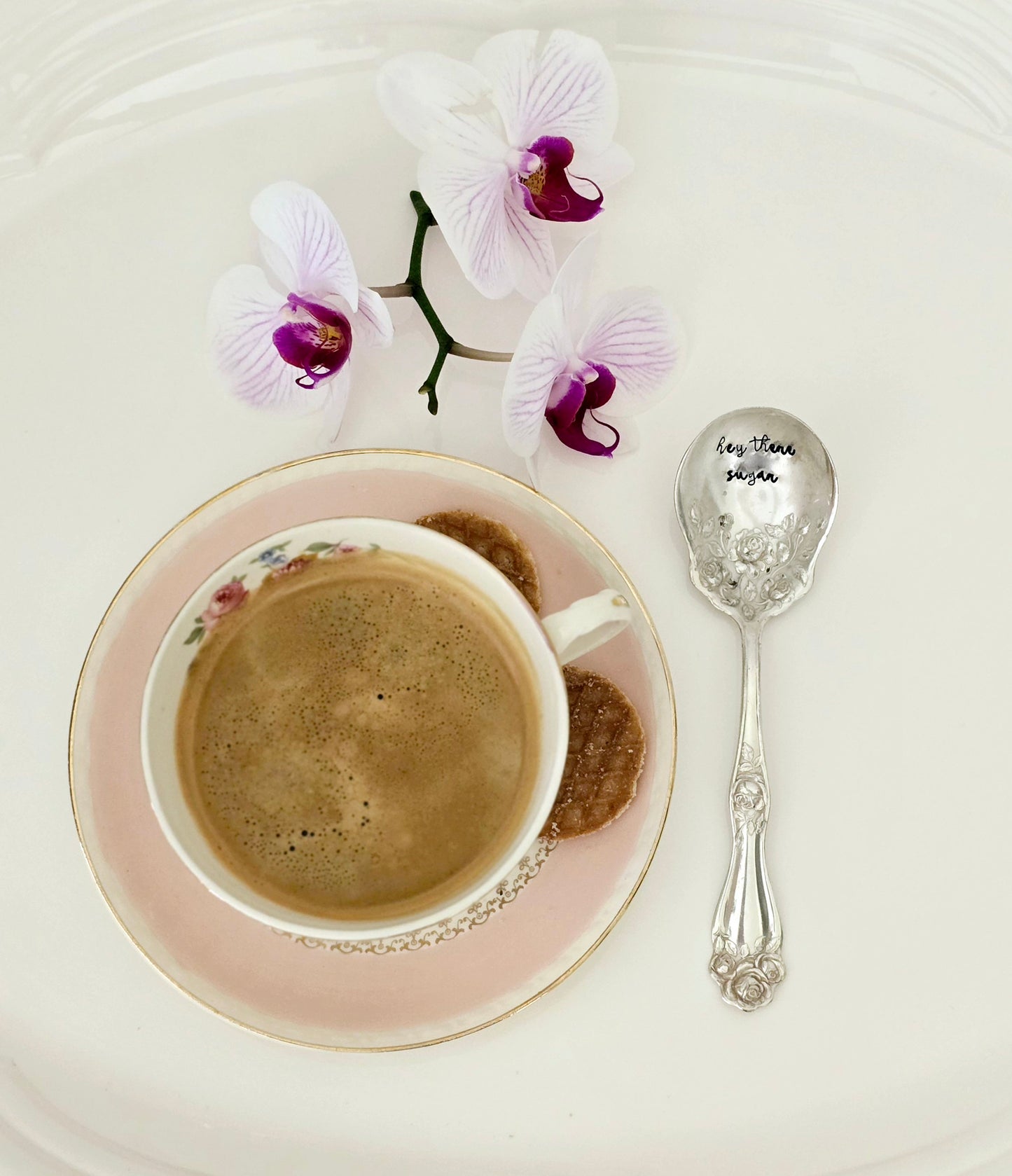 Rare Sugar Spoon - Vintage Personalized Stamped Spoon | Wandering Tulips
