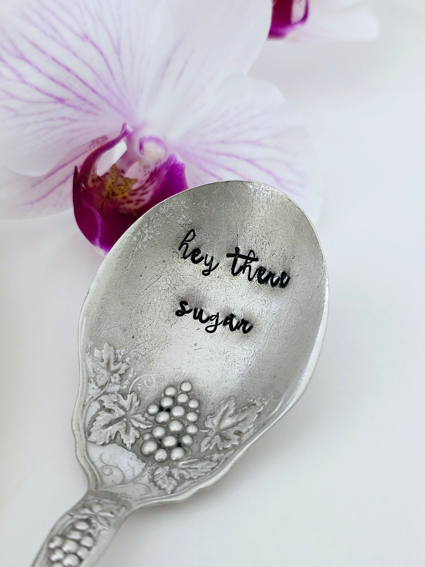 Rare Sugar Spoon - Vintage Personalized Stamped Spoon | Wandering Tulips