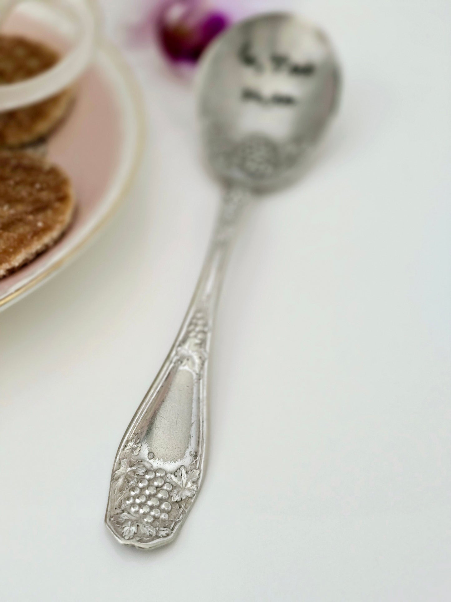 Rare Sugar Spoon - Vintage Personalized Stamped Spoon | Wandering Tulips