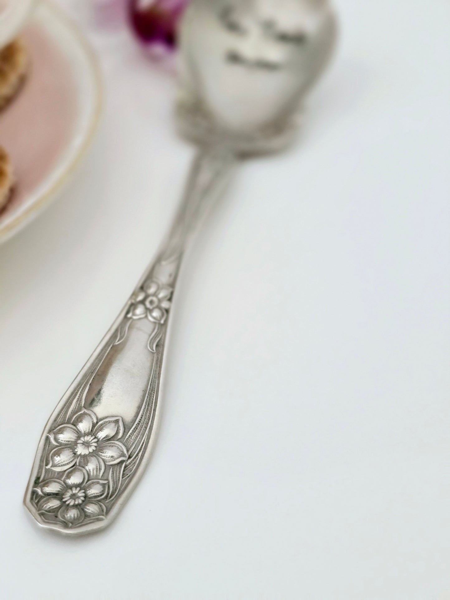 Rare Sugar Spoon - Vintage Personalized Stamped Spoon | Wandering Tulips