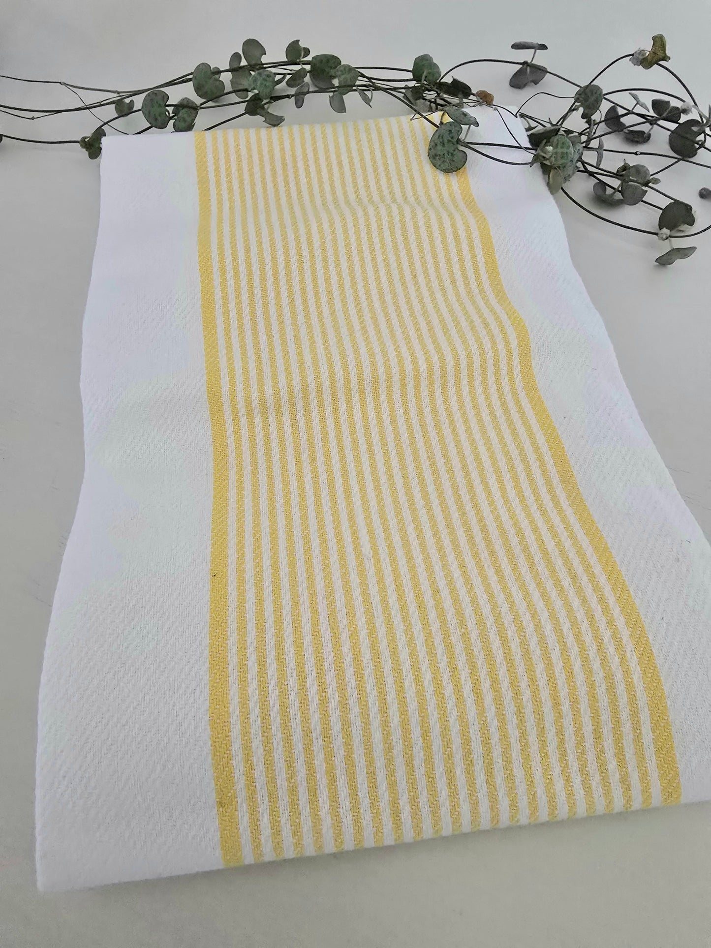 Yellow Kitchen Towel | Wandering Tulips