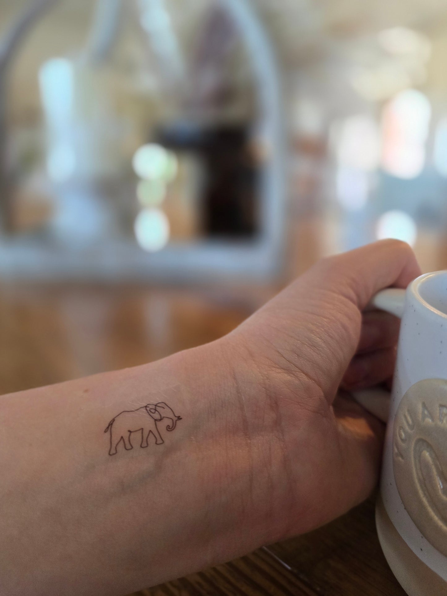Elephant Tattoo - Small Temporary Tattoo | Wandering Tulips