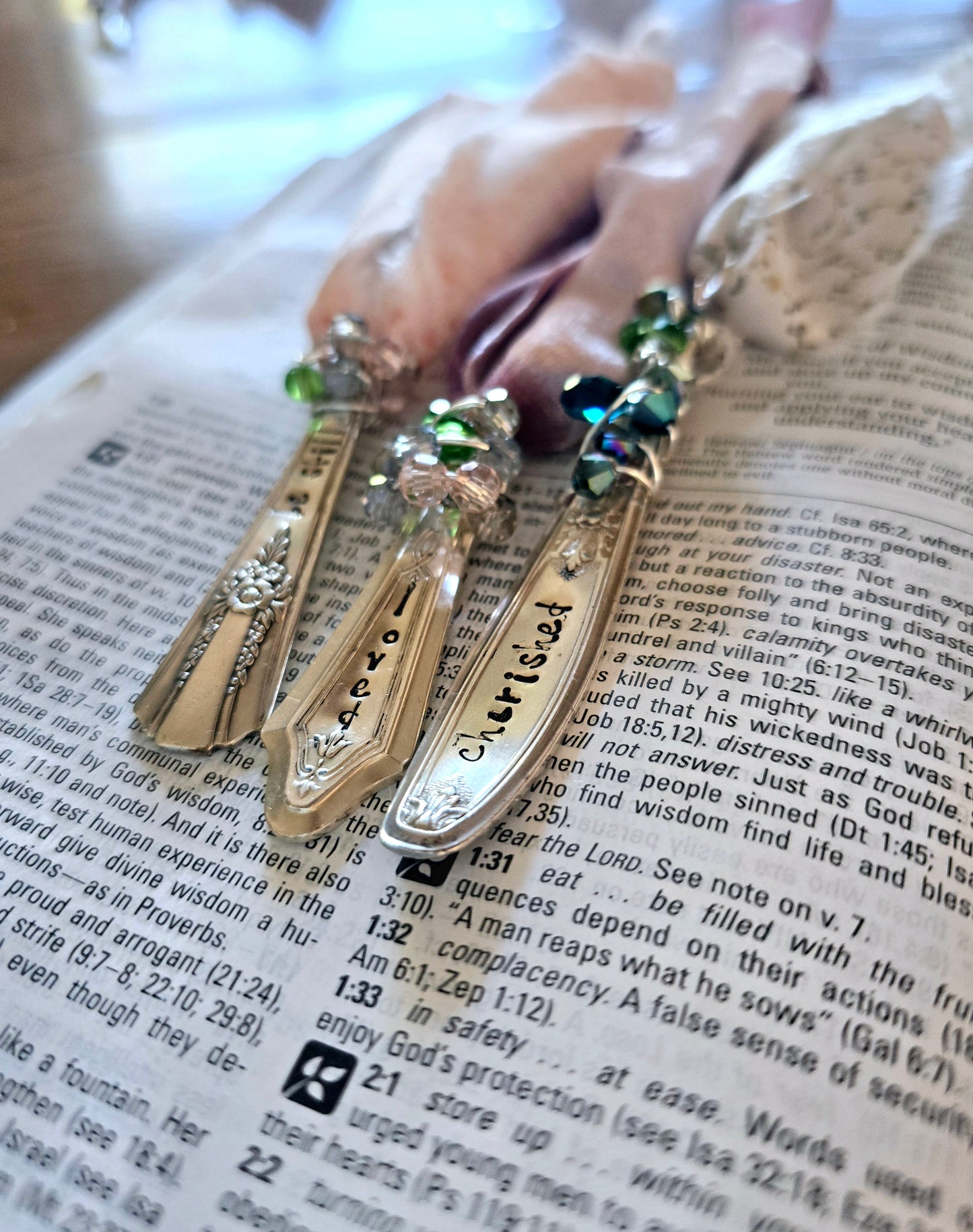 Vintage Bookmark - Vintage Hand Stamped Bookmark | Wandering Tulips