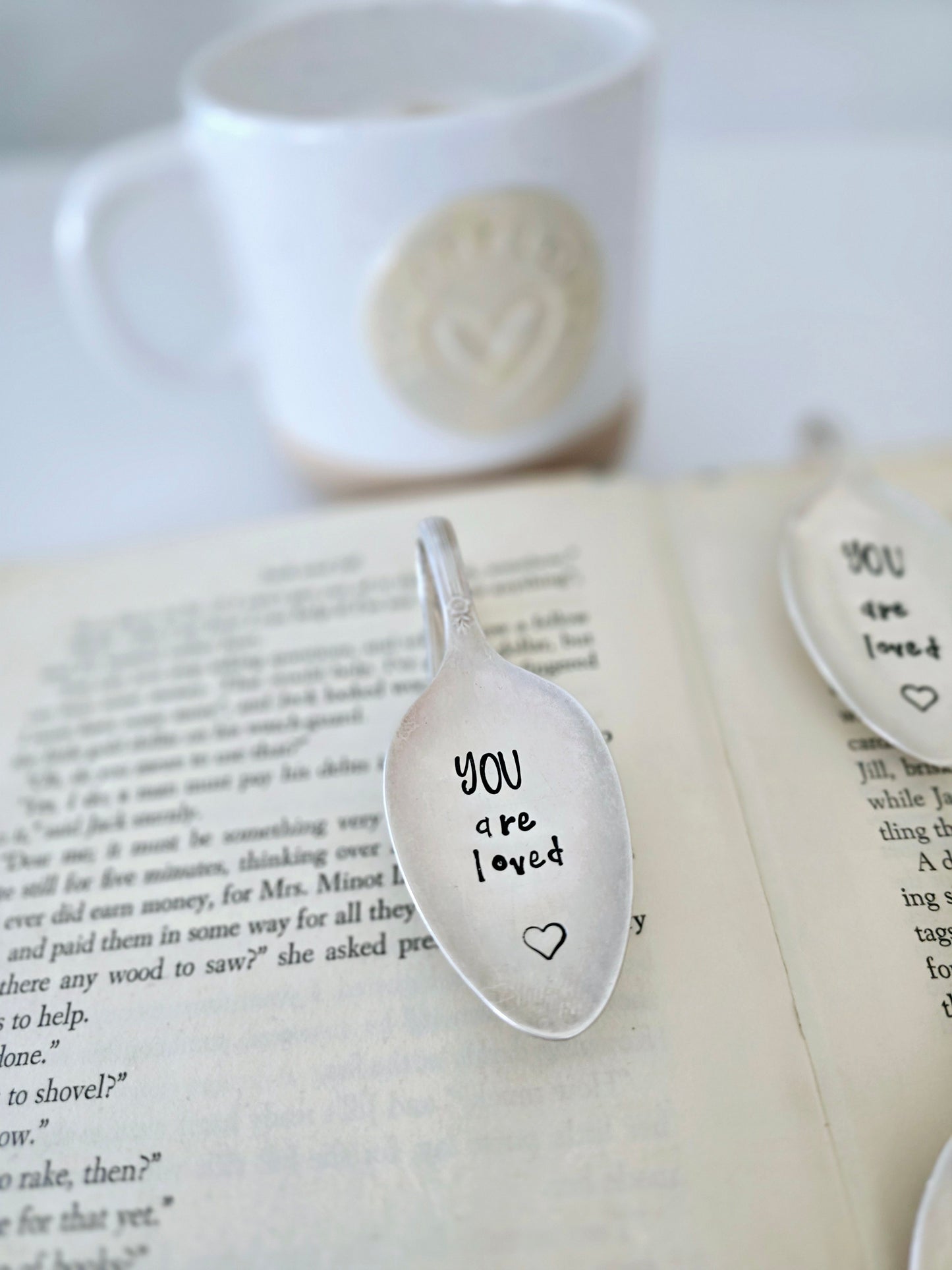 Vintage Spoon Bookmark - Vintage Personalized Hand Stamped Bookmark | Wandering Tulips