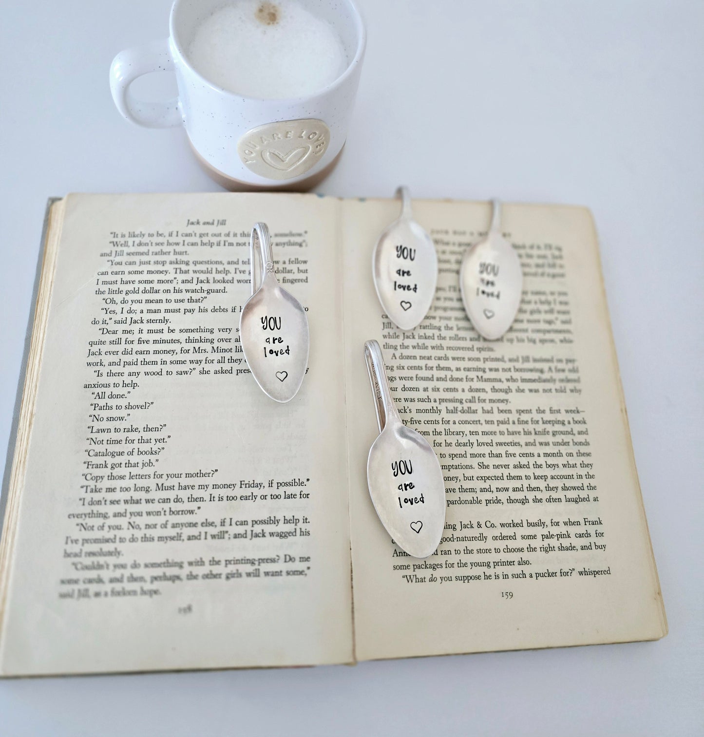 Vintage Spoon Bookmark - Vintage Personalized Hand Stamped Bookmark | Wandering Tulips