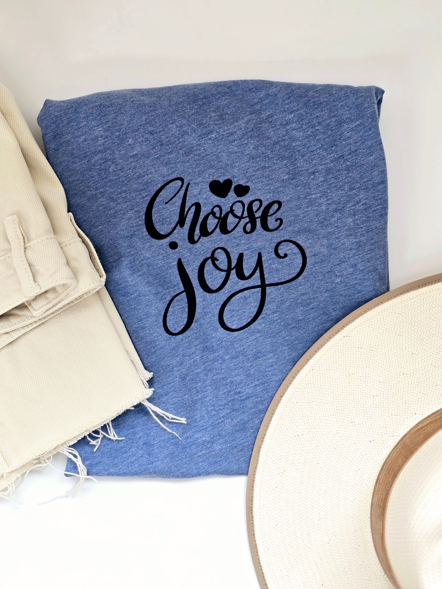 Choose Joy Short Sleeve T-Shirt | Wandering Tulips