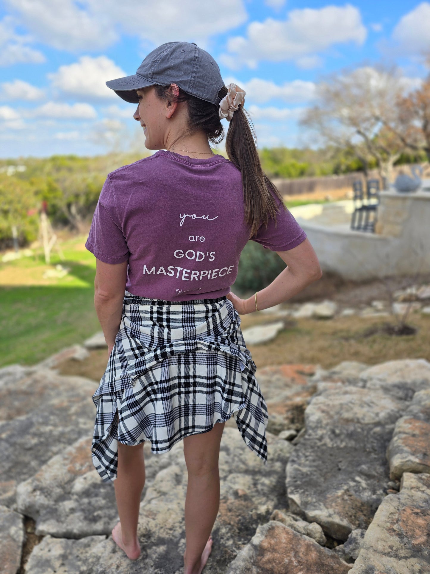You Are God's Masterpiece Short Sleeve T-Shirt | Wandering Tulips