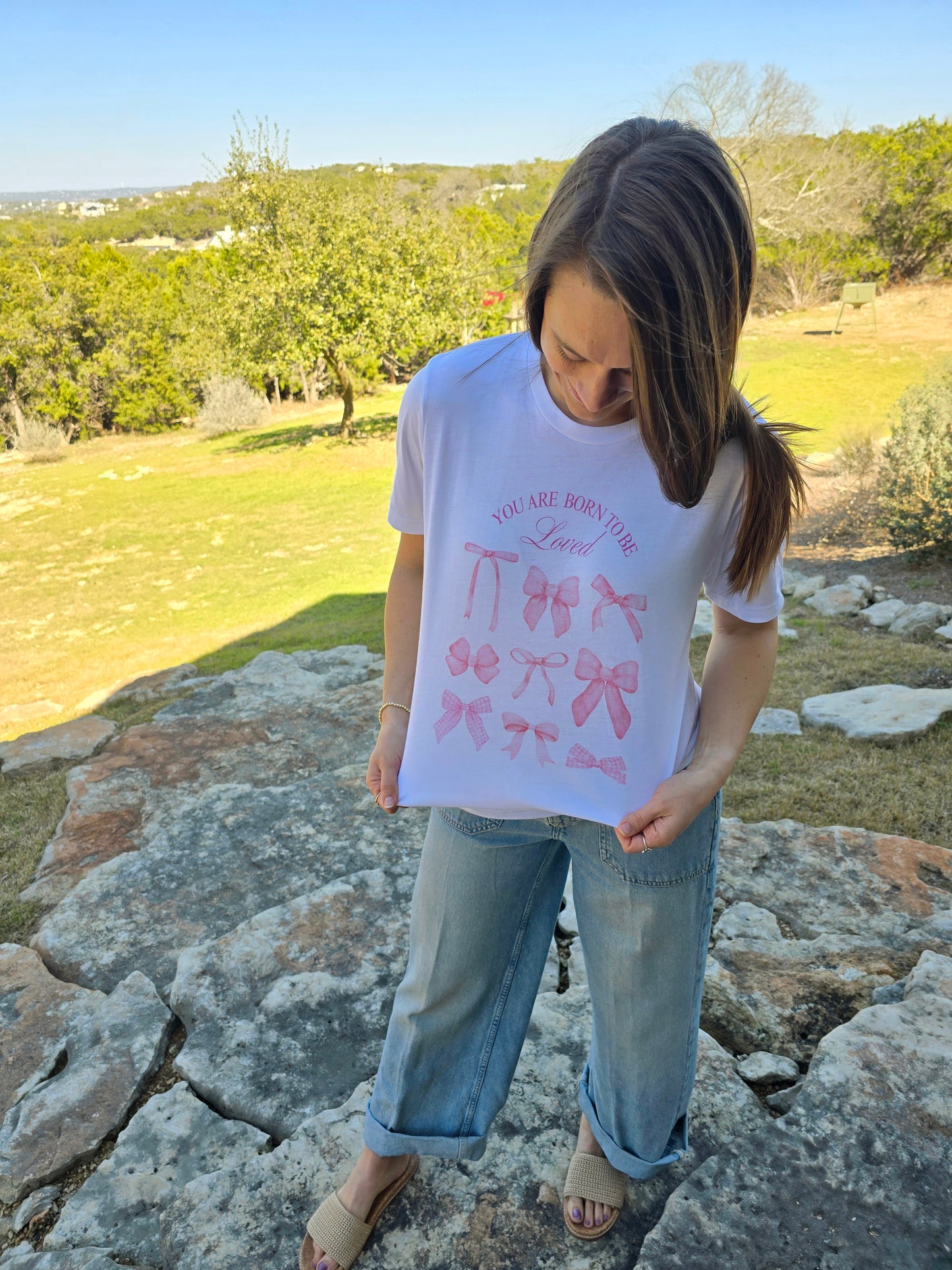 You Are Born To Be Loved Short Sleeve T-Shirt