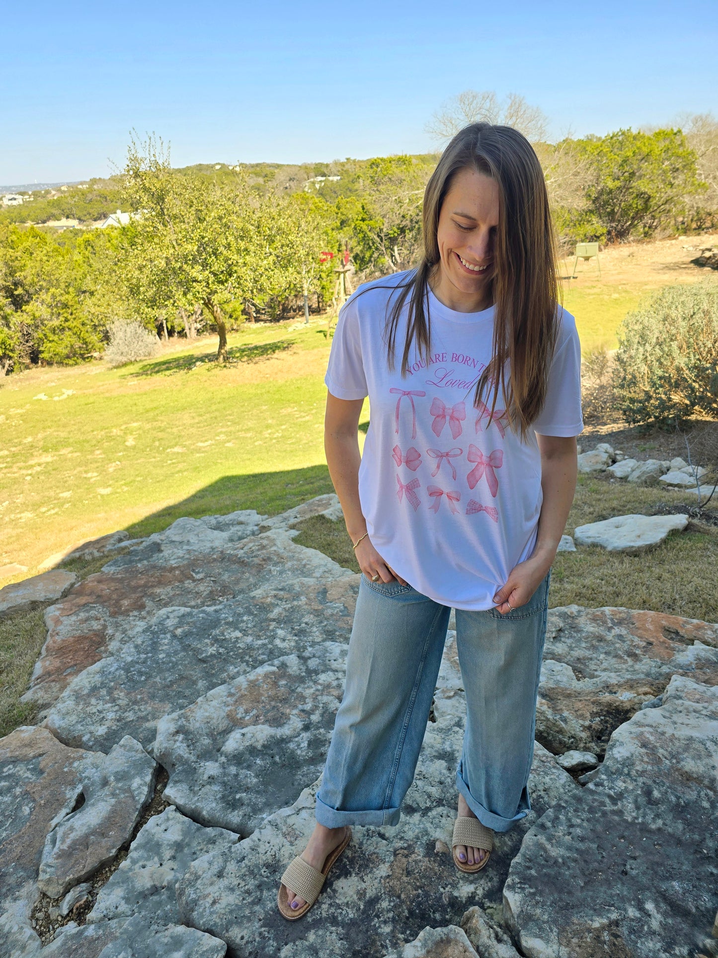 You Are Born To Be Loved Short Sleeve T-Shirt