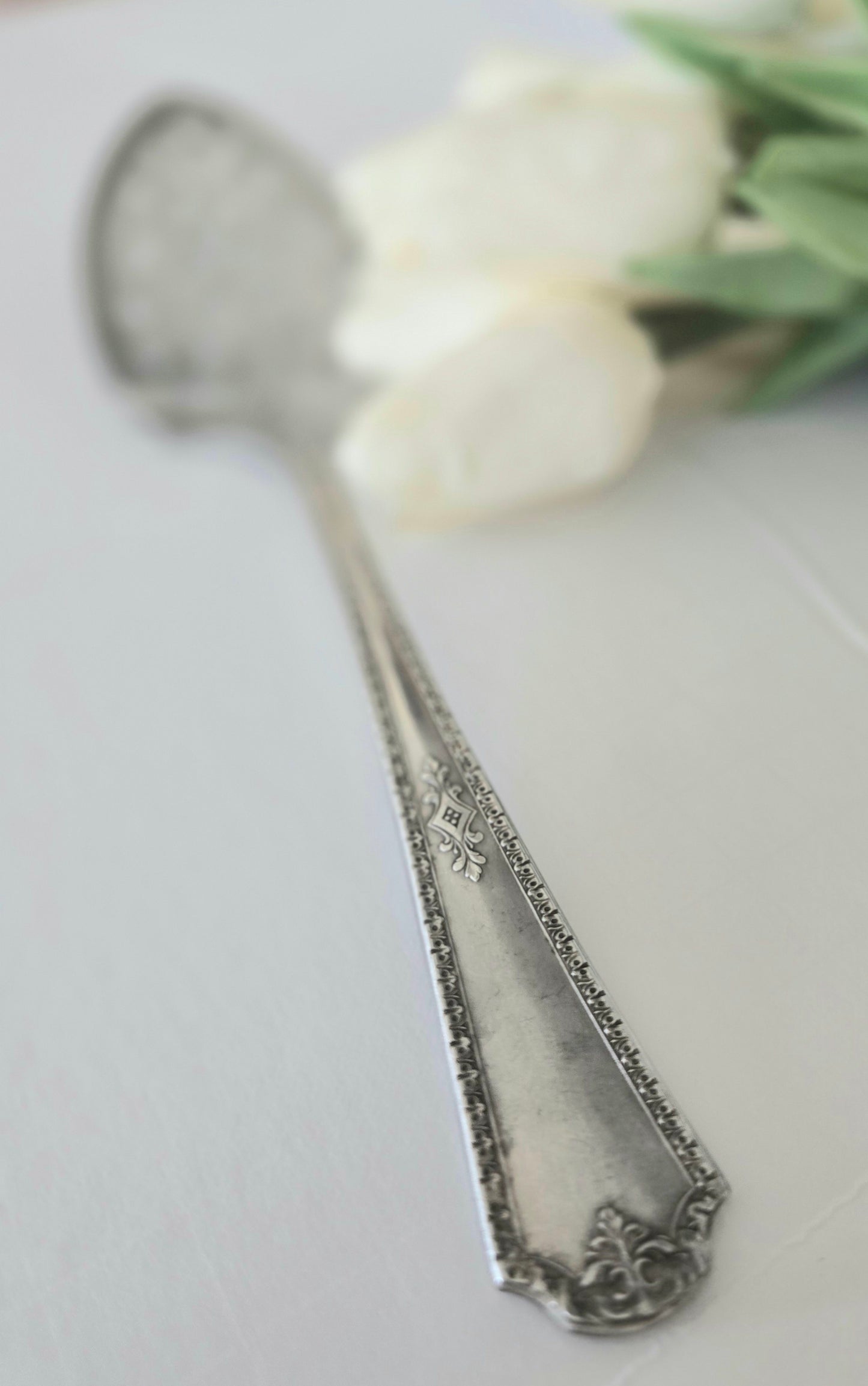Forever Starts Today- Vintage Personalized Stamped Server | Wandering Tulips