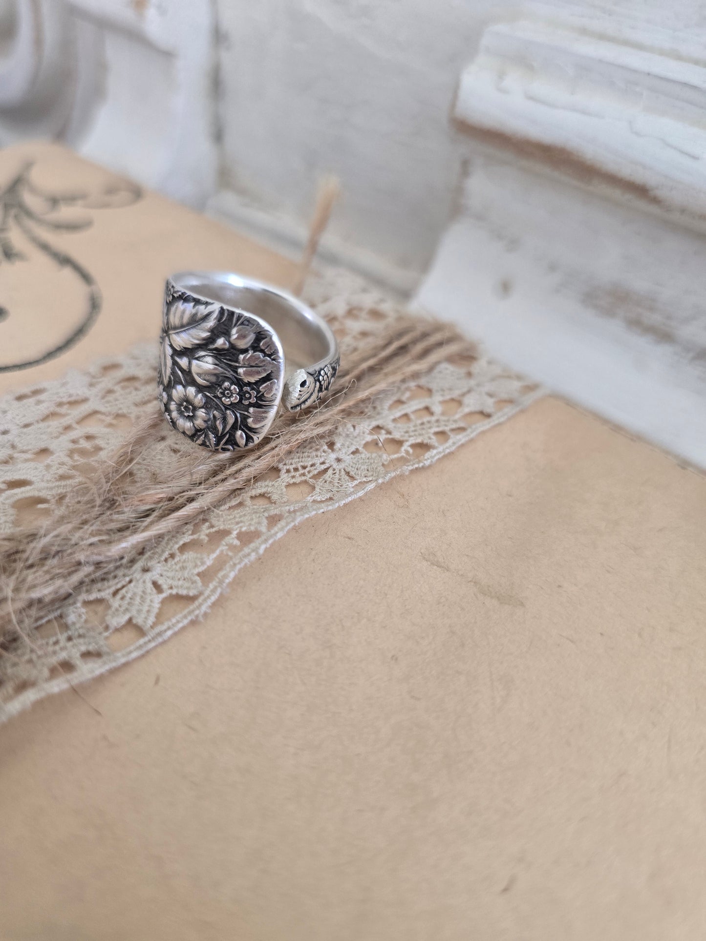 Sterling Silver Stieff Flower Bouquet Ring | Wandering Tulips