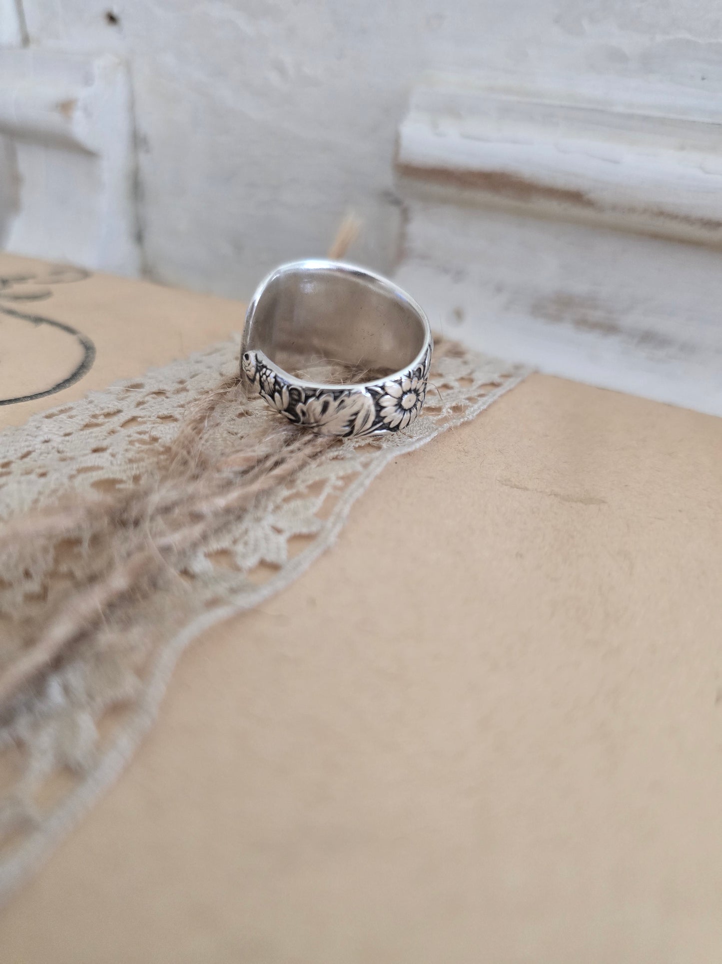 Sterling Silver Stieff Flower Bouquet Ring | Wandering Tulips