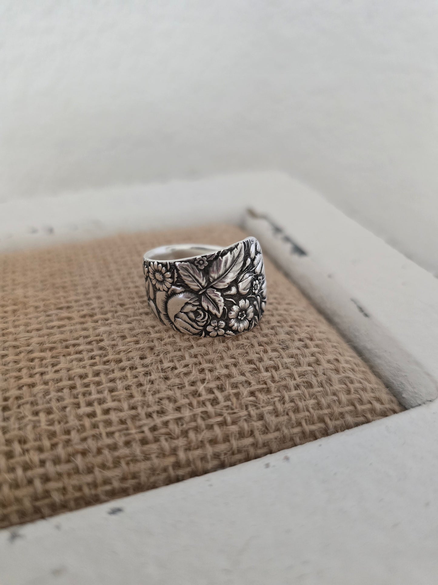 Sterling Silver Stieff Flower Bouquet Ring | Wandering Tulips