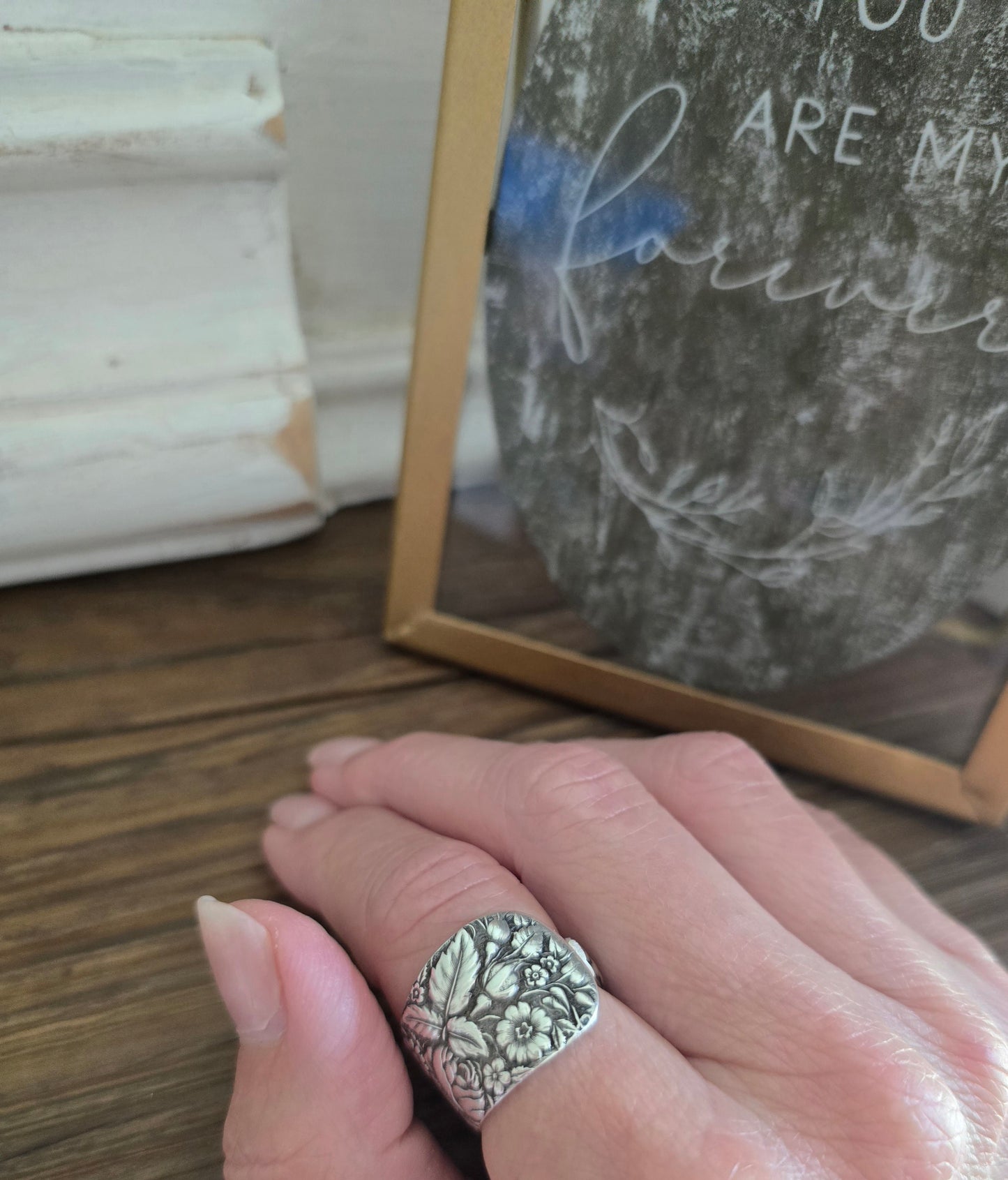 Sterling Silver Stieff Flower Bouquet Ring | Wandering Tulips