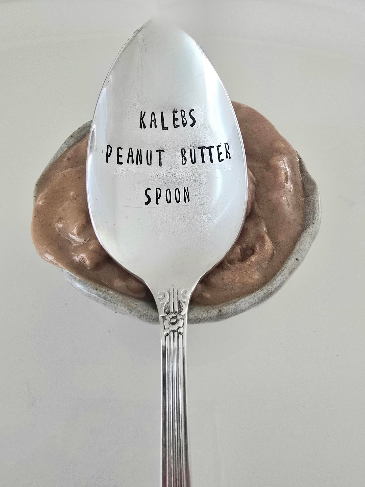 Customized Vintage Ice Cream/Soup Spoon - Vintage Personalized Stamped Spoon | Wandering Tulips