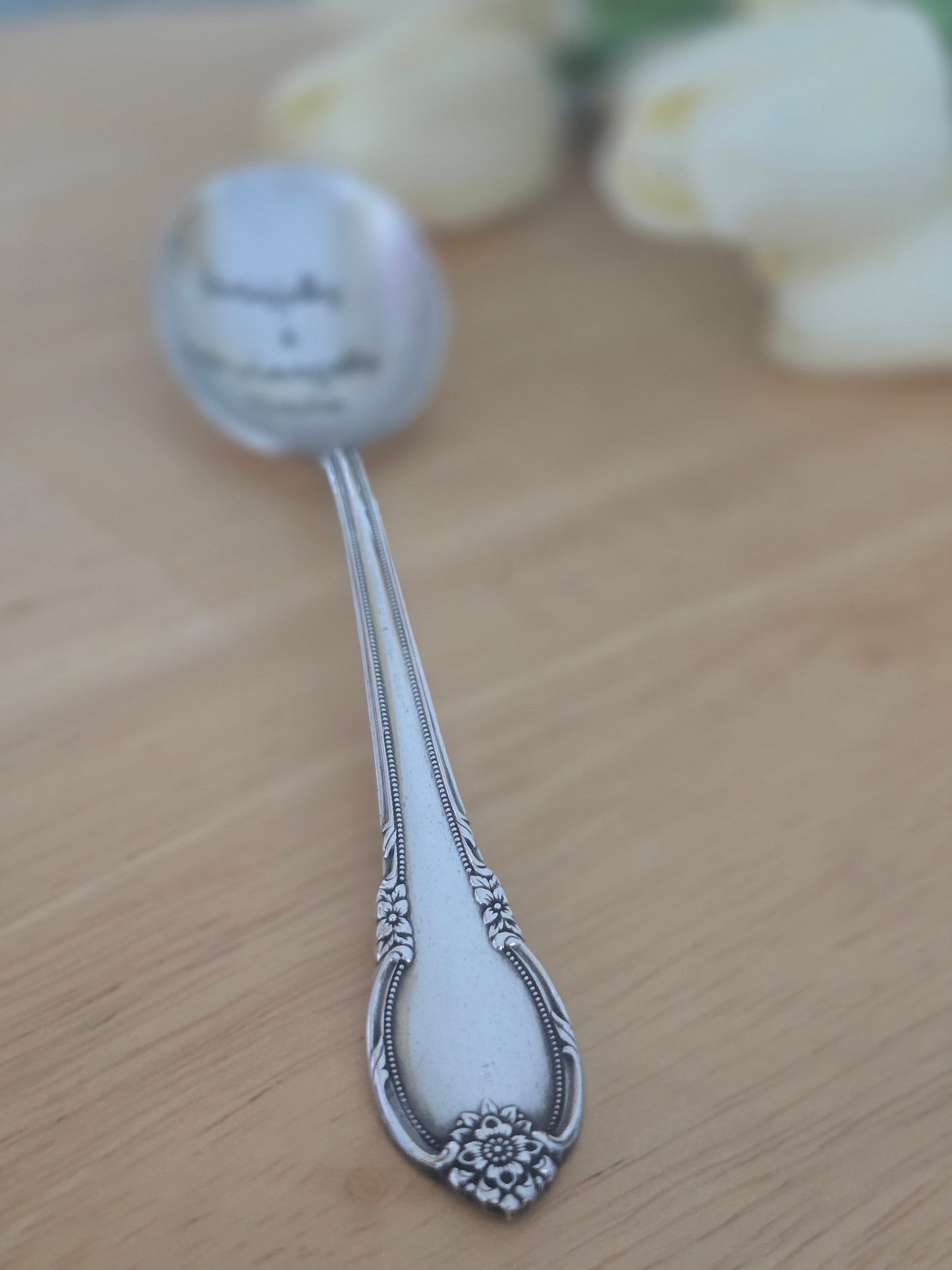 Fearfully and Wonderfully Made - Vintage Personalized Stamped Spoon | Wandering Tulips