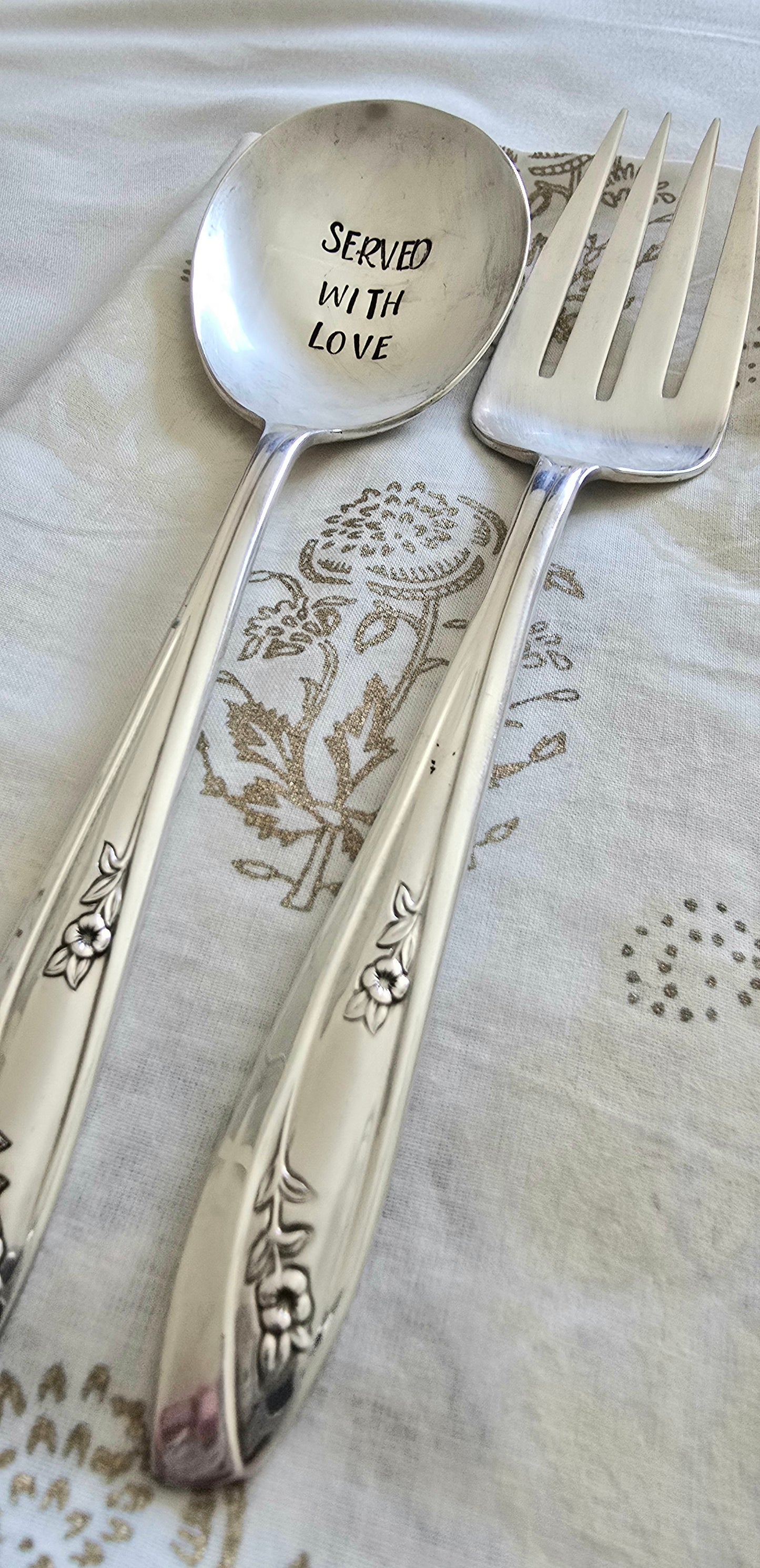 Vintage Personalized Stamped Spoons | Wandering Tulips