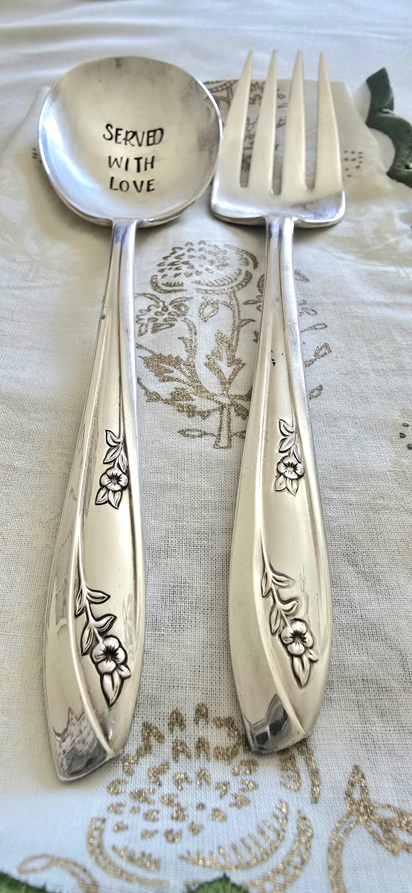 Vintage Personalized Stamped Spoons | Wandering Tulips