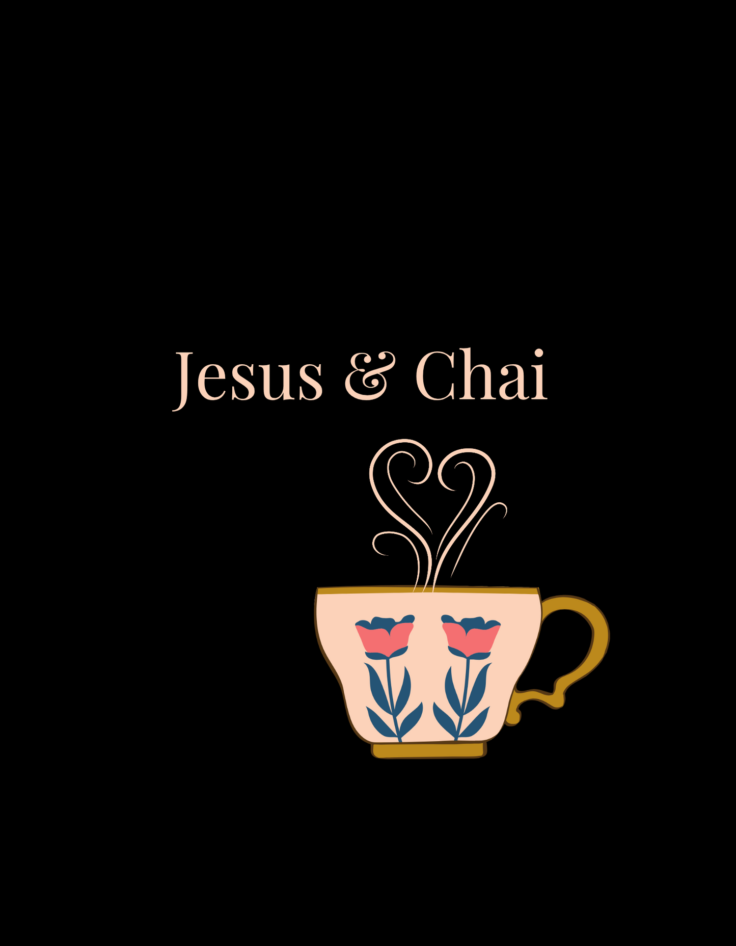 Jesus And Chai Women’s High-Waisted T-shirt | Wandering Tulips