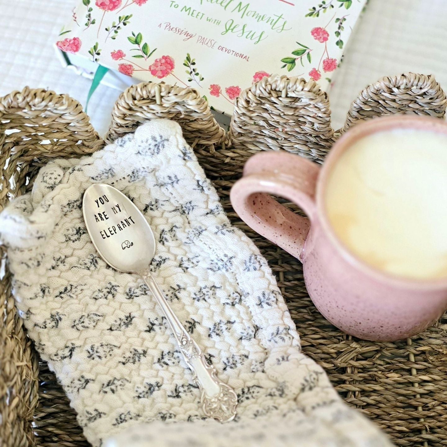 You Are My Elephant - Vintage Personalized Stamped Spoon | Wandering Tulips