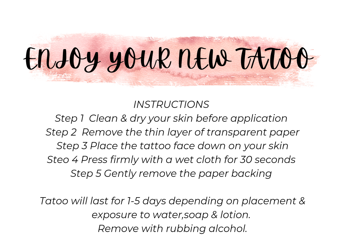Elephant Tattoo - Small Temporary Tattoo | Wandering Tulips
