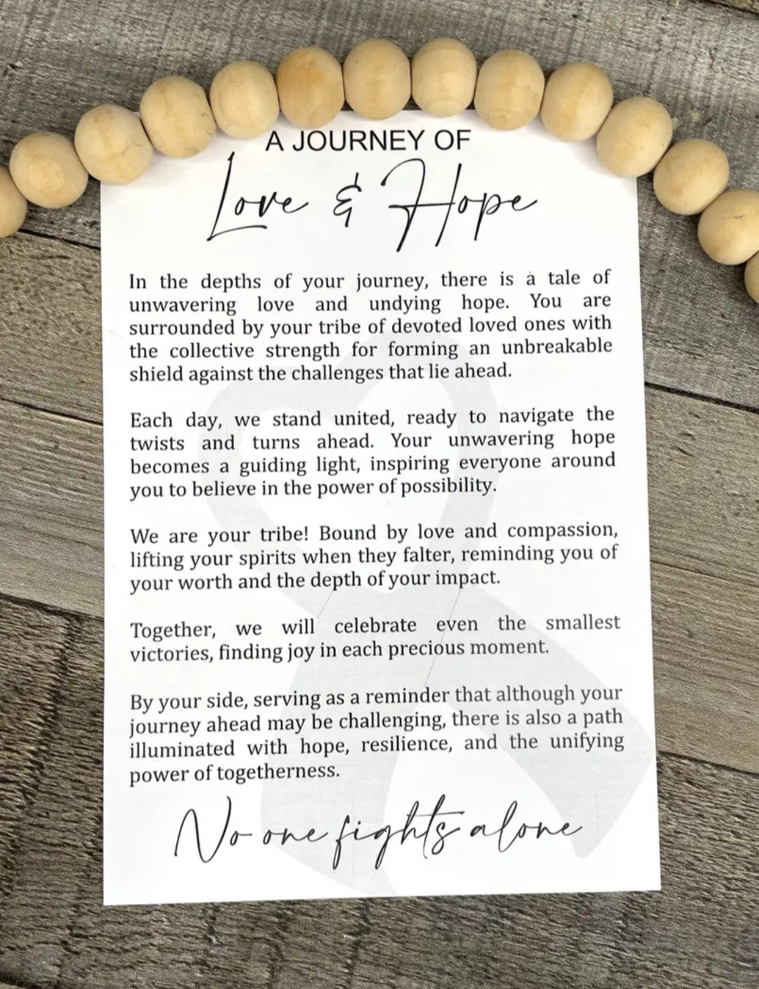 Story Ornament Cancer | Wandering Tulips