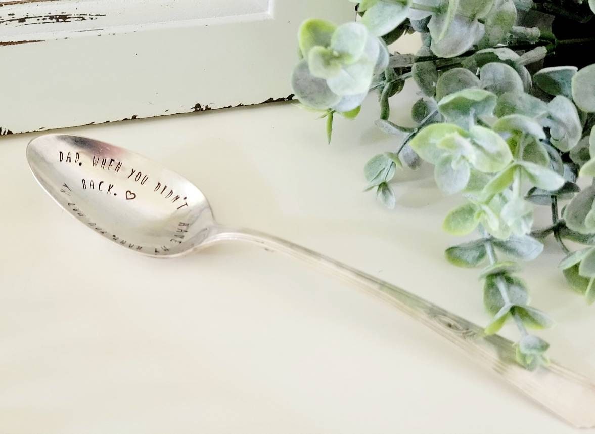 Father's Day Vintage Silver Plated Spoon, Gift for Dad, Gift for Grandpa,Gift for Uncle,gift for step dad,gift for brother,gift for pet dad,
