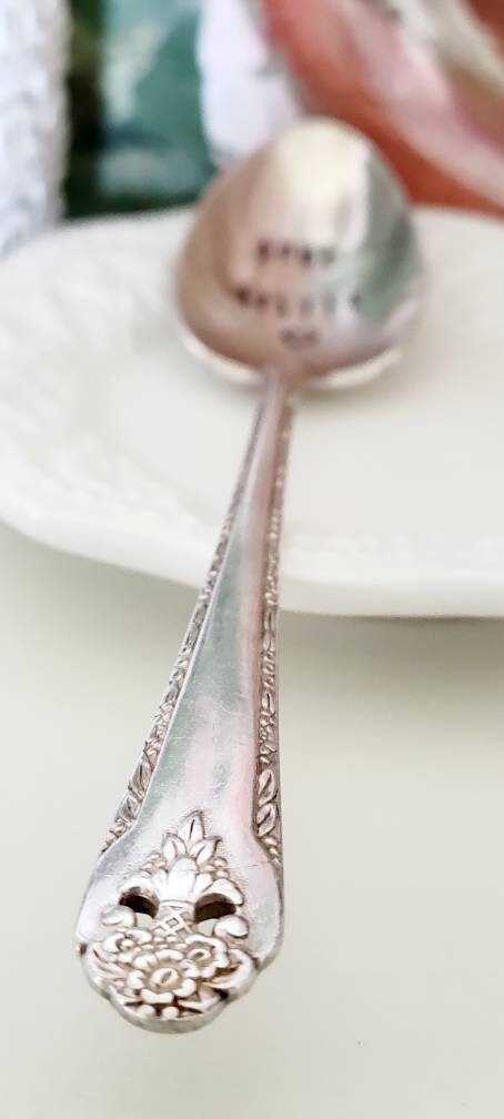 Soul Sister Vintage Silver Plated Teaspoon,Gift for Best Friend, gift for sister,gift for church friend,faith based spoon,spoon for her