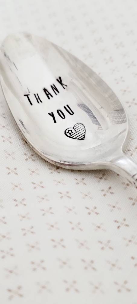 Thank You Vintage Silver Plated Teaspoon, Thank a veteran, thank you for your service,thank you for your courage,honor our military