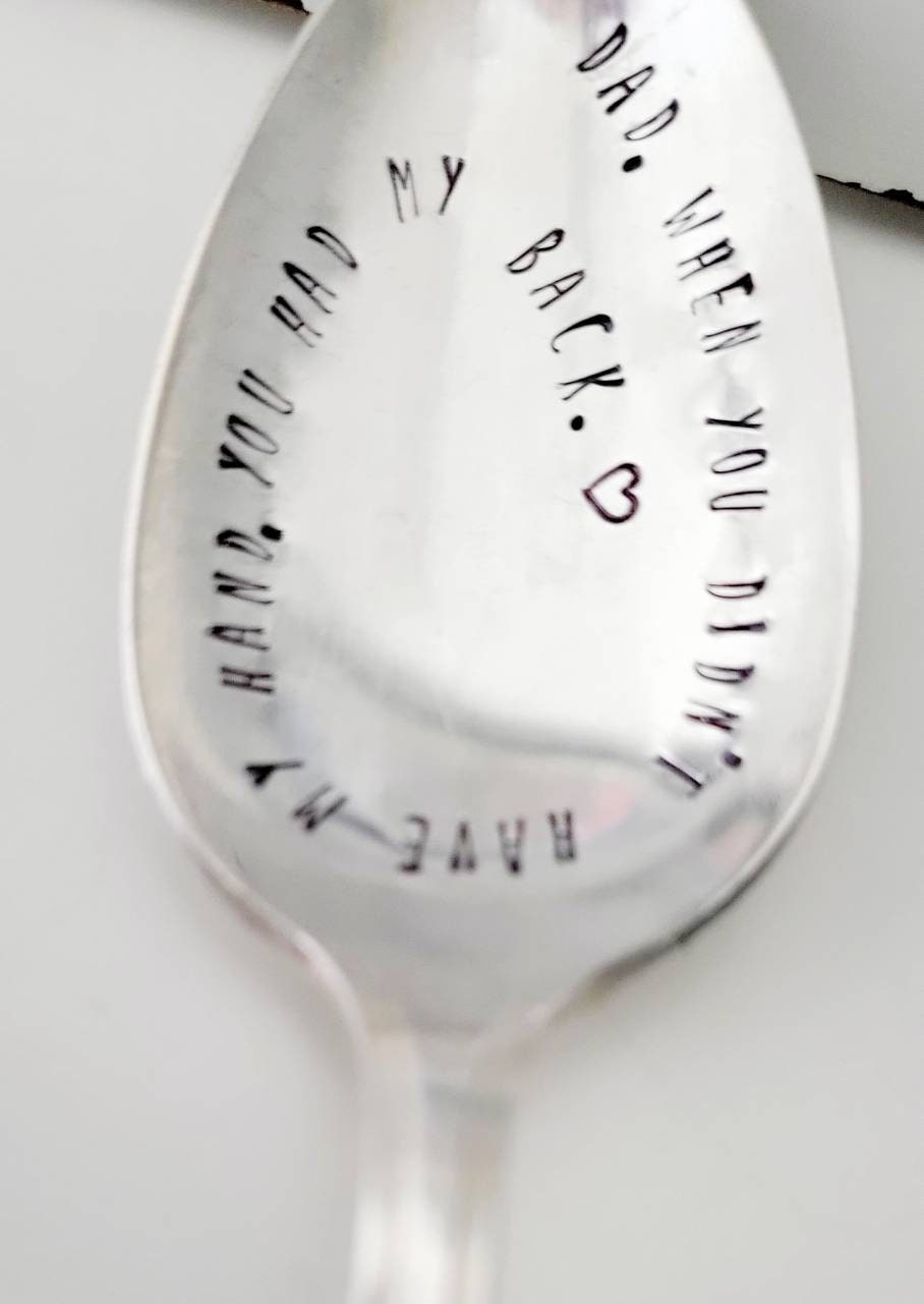 Father's Day Vintage Silver Plated Spoon, Gift for Dad, Gift for Grandpa,Gift for Uncle,gift for step dad,gift for brother,gift for pet dad,
