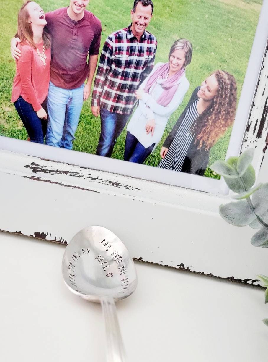 Father's Day Vintage Silver Plated Spoon, Gift for Dad, Gift for Grandpa,Gift for Uncle,gift for step dad,gift for brother,gift for pet dad,