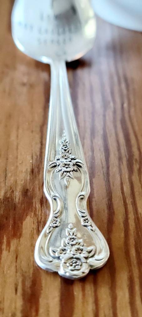 I Love Hot Chocolate Season Silver Plated Vintage Soup Spoon,Gift for son,gift for daughter,stocking gift,stocking stuffer,gift for friend