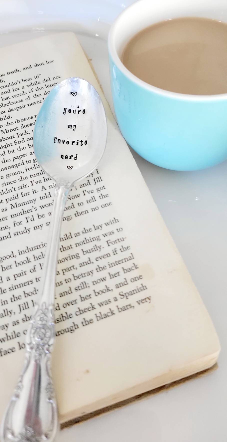 You're My Favorite Nerd Vintage Soup Spoon, Gift for husband, gift for wife, gift for friend, gift for girlfriend, gift for boyfriend