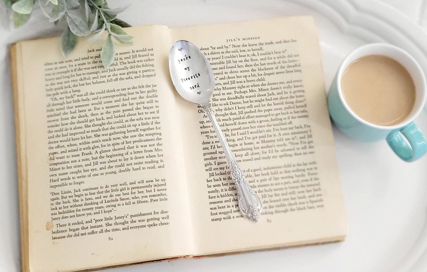 You're My Favorite Nerd Vintage Soup Spoon, Gift for husband, gift for wife, gift for friend, gift for girlfriend, gift for boyfriend