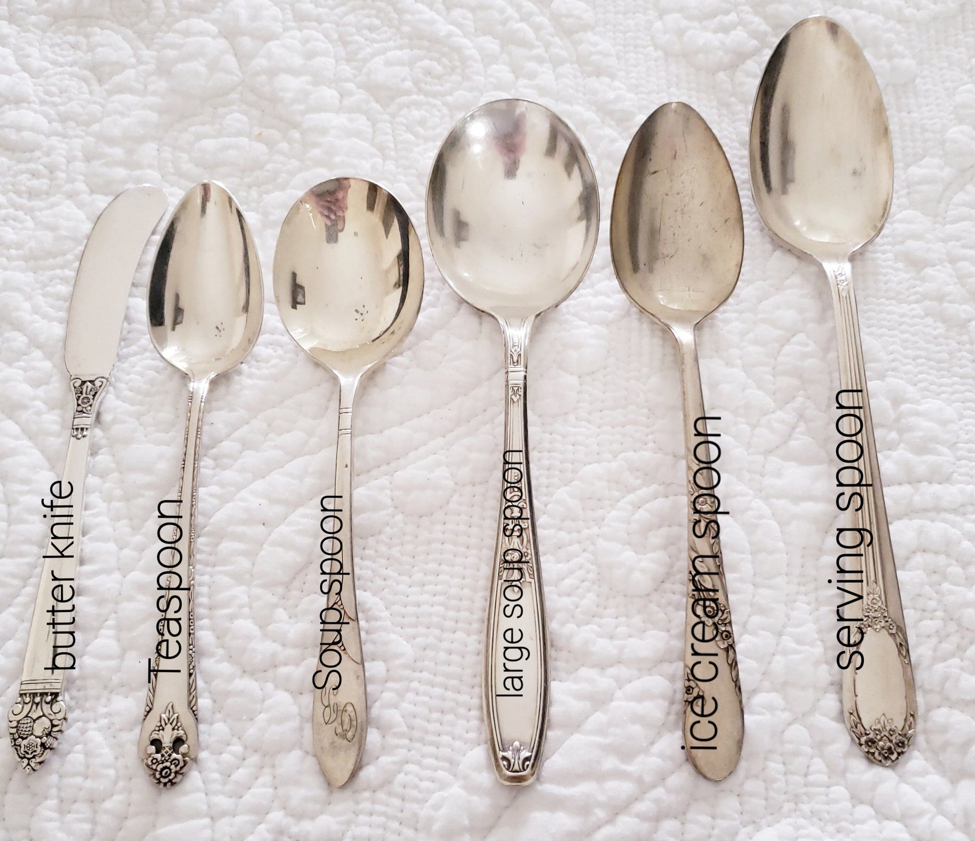 Baby Spoon,Vintage Silver Plated, personalized baby spoon,baby gift,baby shower gift, customized baby spoon,tea party spoons