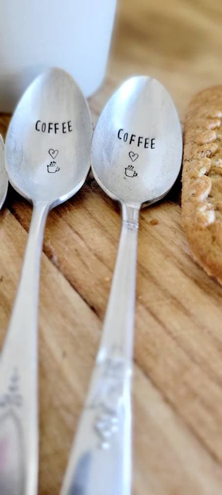 Vintage Silver Plated Coffee Teaspoon,coffee bar gift,farmhouse gift,new home gift,coffee lover gift,gift for mom,gift for wife,teacher gift