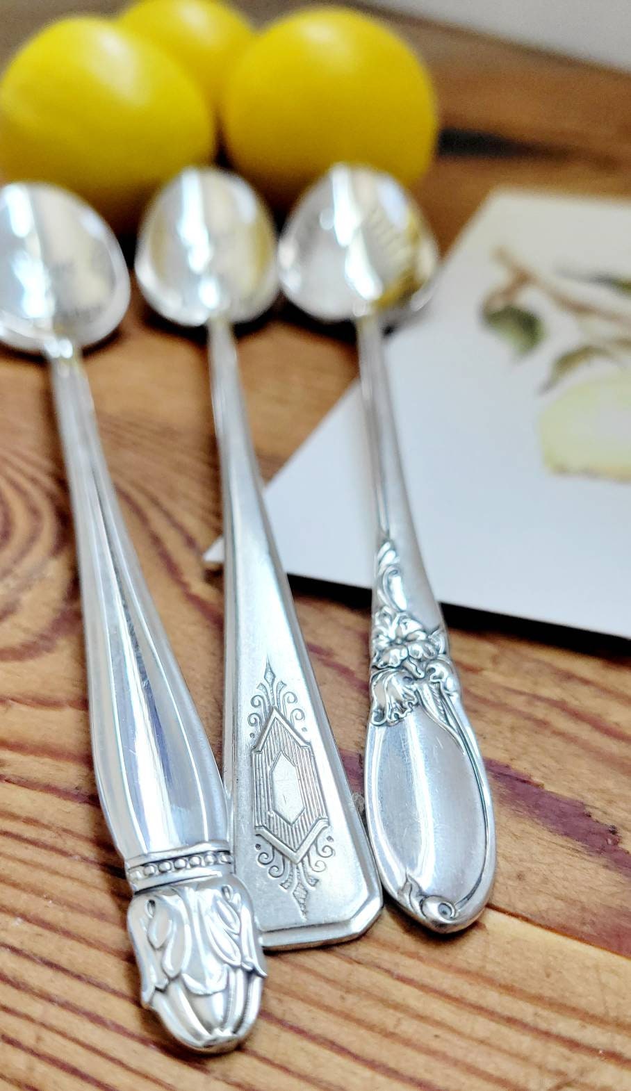 Vintage Silver Plated Iced Tea Spoons,Jesus and Sweet Tea,Sweet Tea is life,sweet tea is everything,Gift for tea lover,gift for mom,hostess