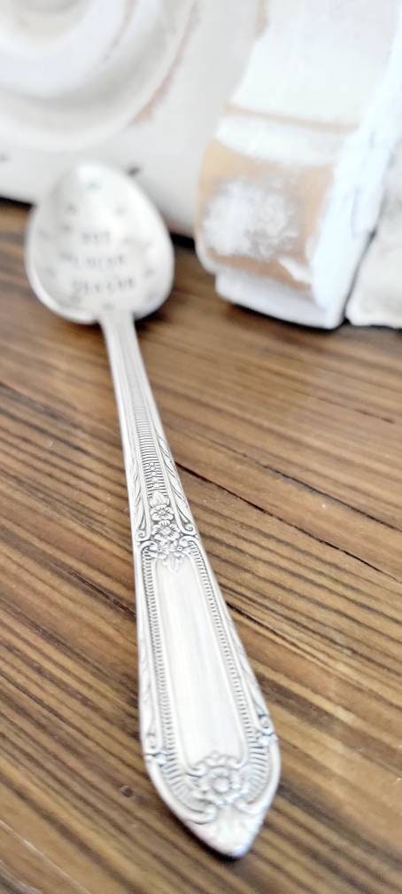 Hot Cocoa Season Vintage Silver Plated Teaspoon,gift for kids,gift exchange,office party gift,neighbor gift,gift basket idea,vintage gift