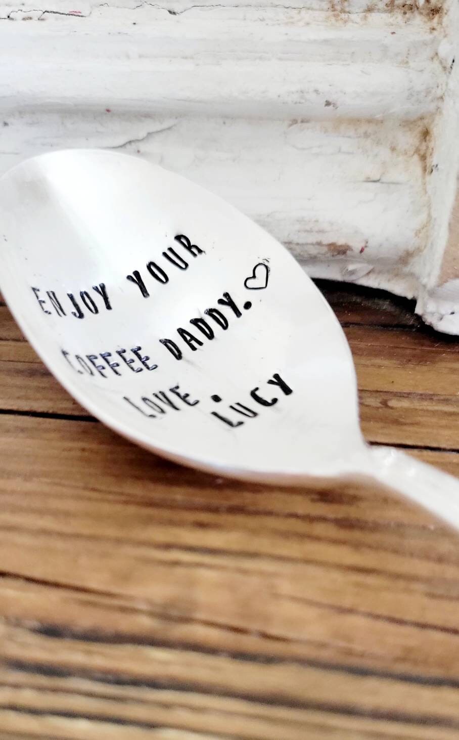Silver Plated Soup Spoon for Daddy,gift for dad,gift for new dad,gift for husband,gift for father,gift for grandfather,gift for pop