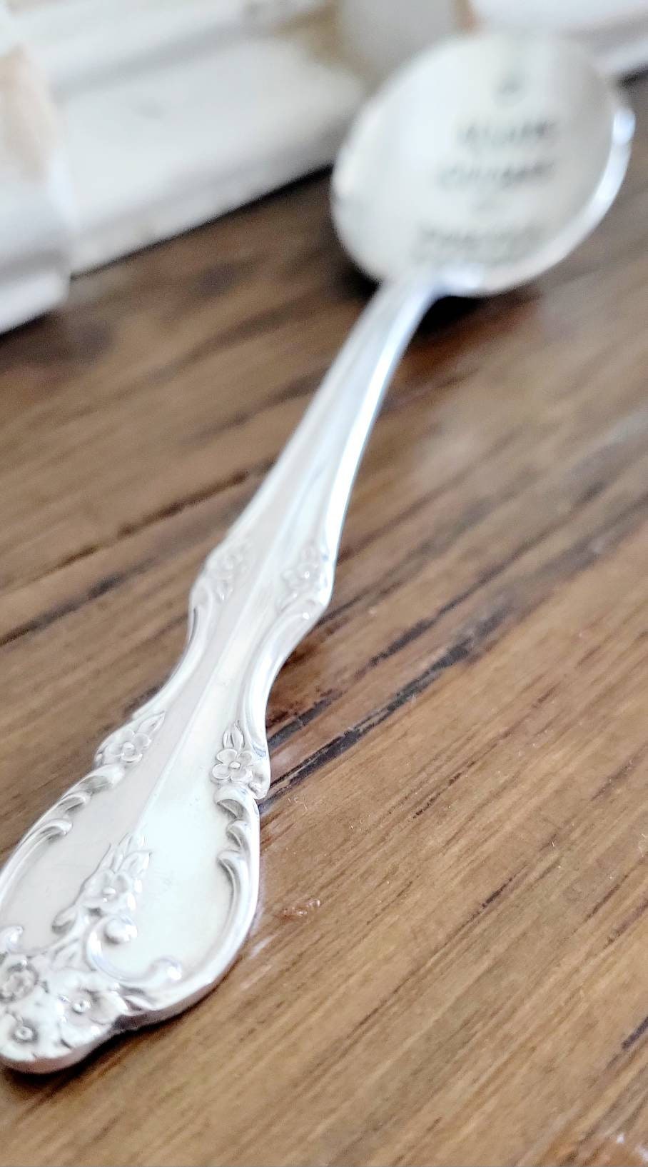 Vintage Silver Plated Soup Spoon,Always cousins forever friends,gift for cousin,cousins and friends,unique gift for cousin,vinage gift