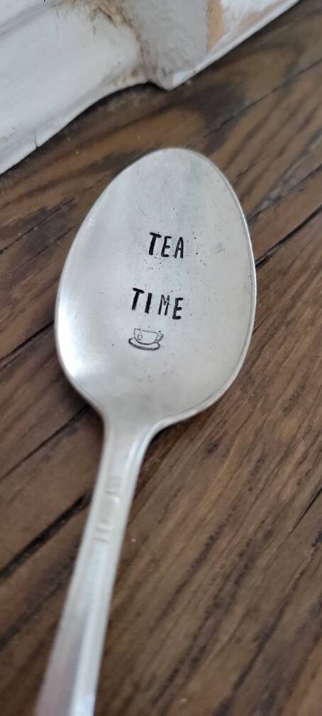 Vintage Silver Plated Teaspoon,Tea Time,Gift for Tea Lover, Tea gift,Vintage Gift,Tea gift idea,Gift for grandmother,gift for daughter