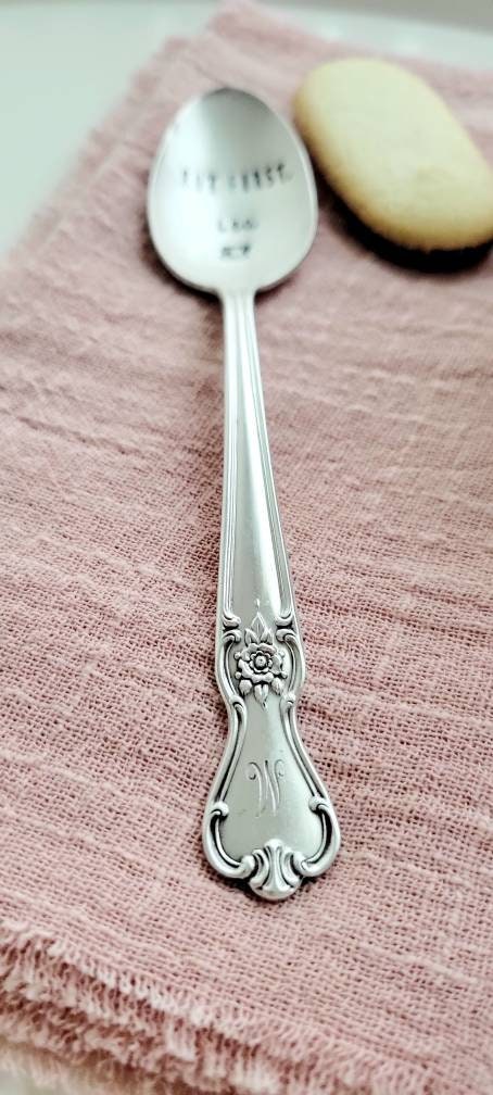 Vintage Silver Plated Teaspoon,Gift for the reader,gift for the tea drinker,tea lover,lover of books,gift for wife,gift for daughter,college