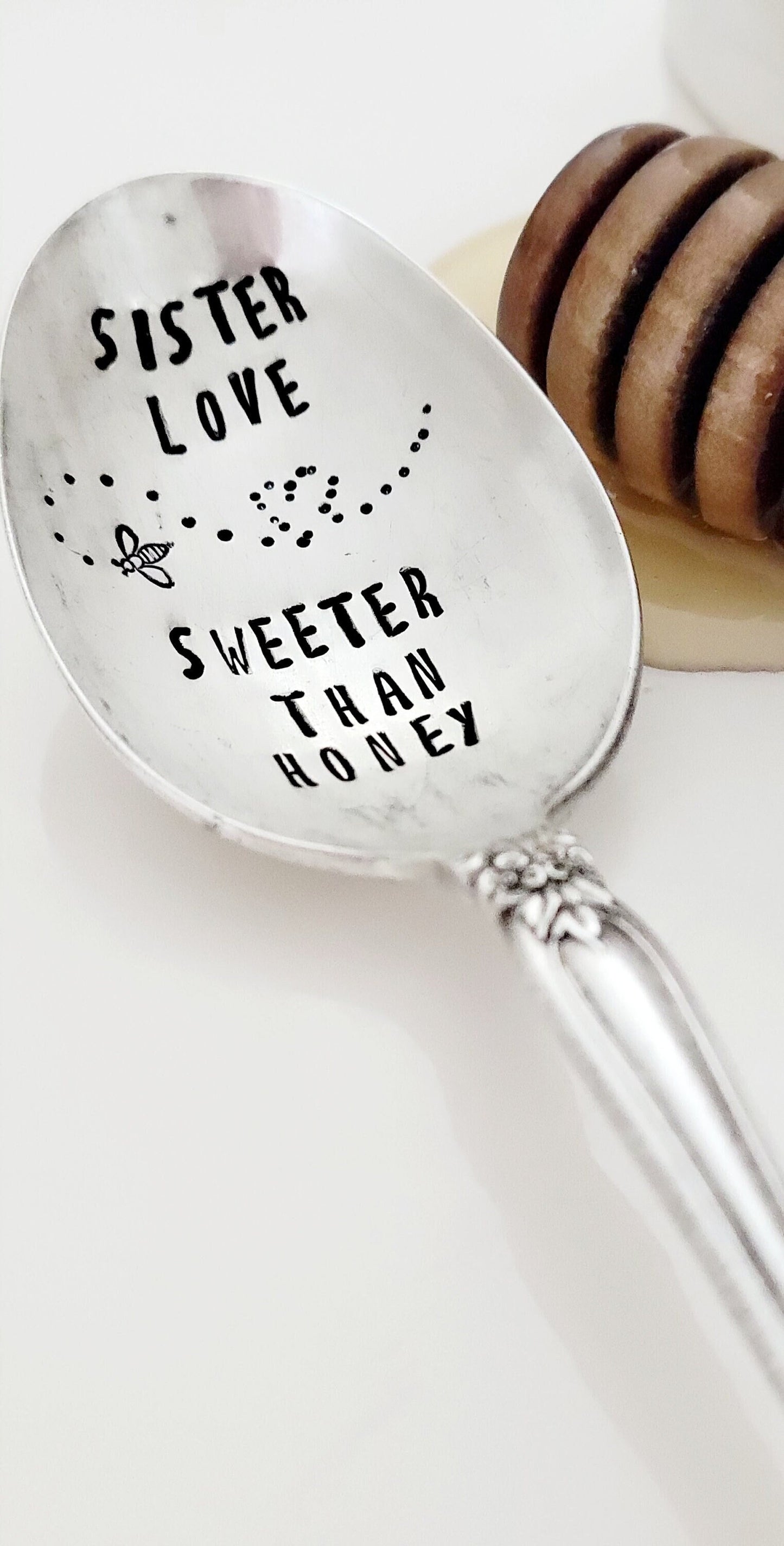 sister love,sister gift,gift for sister,unique gift for sister,custom gift for sister,spoon for sister,vintage gift,vintage gift for sister,coffee gift for sister,tea gift for sister,tea basket,coffee basket,tea lover,coffee lover