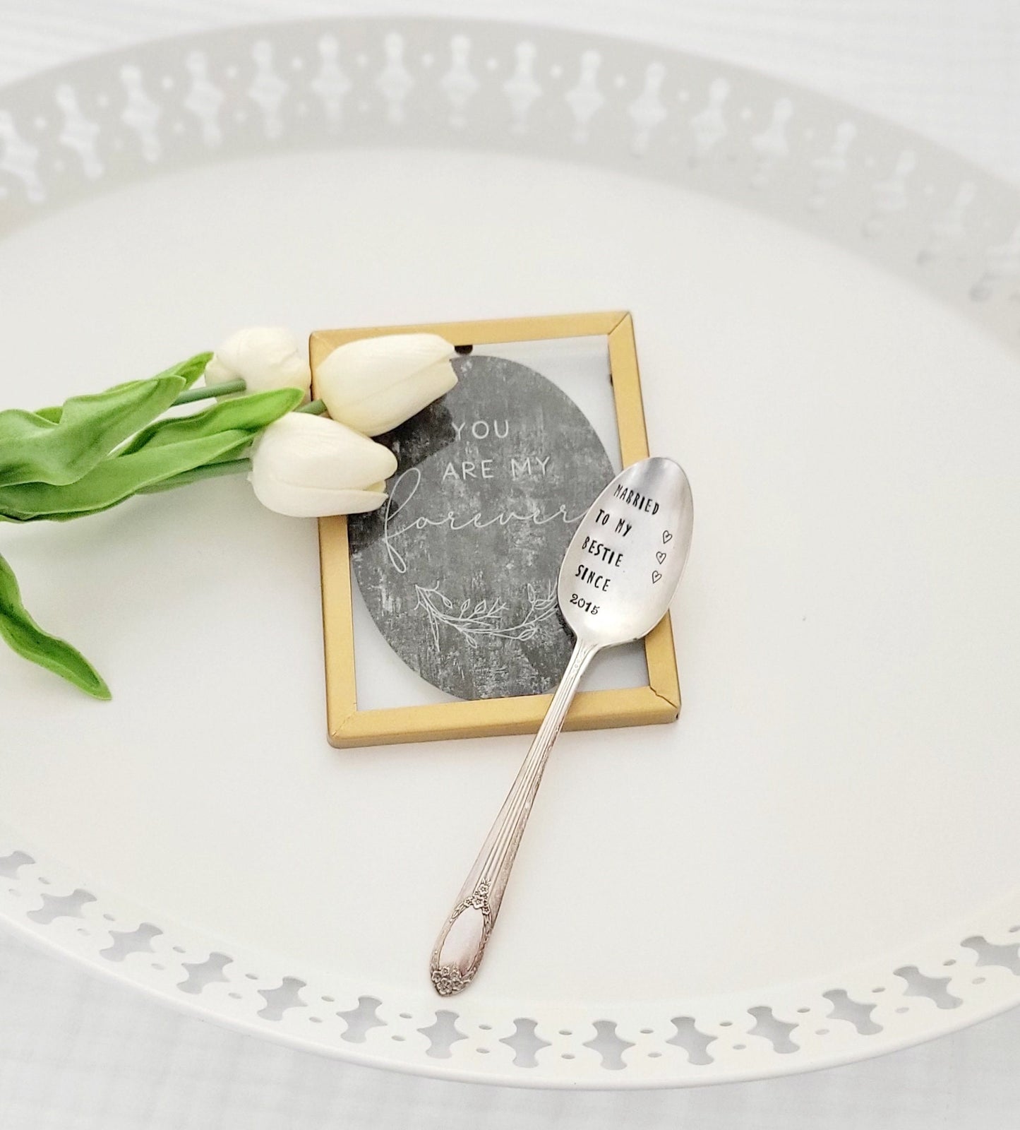 Anniversary Spoon,Vintage Silver Plated Spoon Set