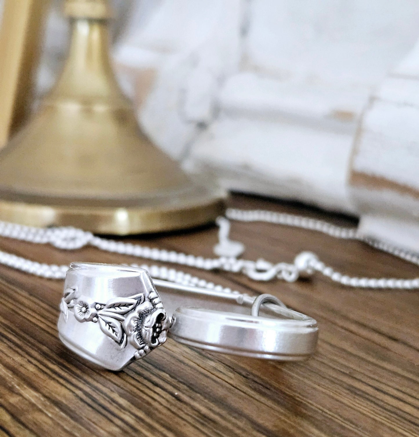 The Spring Garden,vintage silver plated,unique upcycled gift,gift for mom,gift for best friend,gift for daughter, Valentine's gift