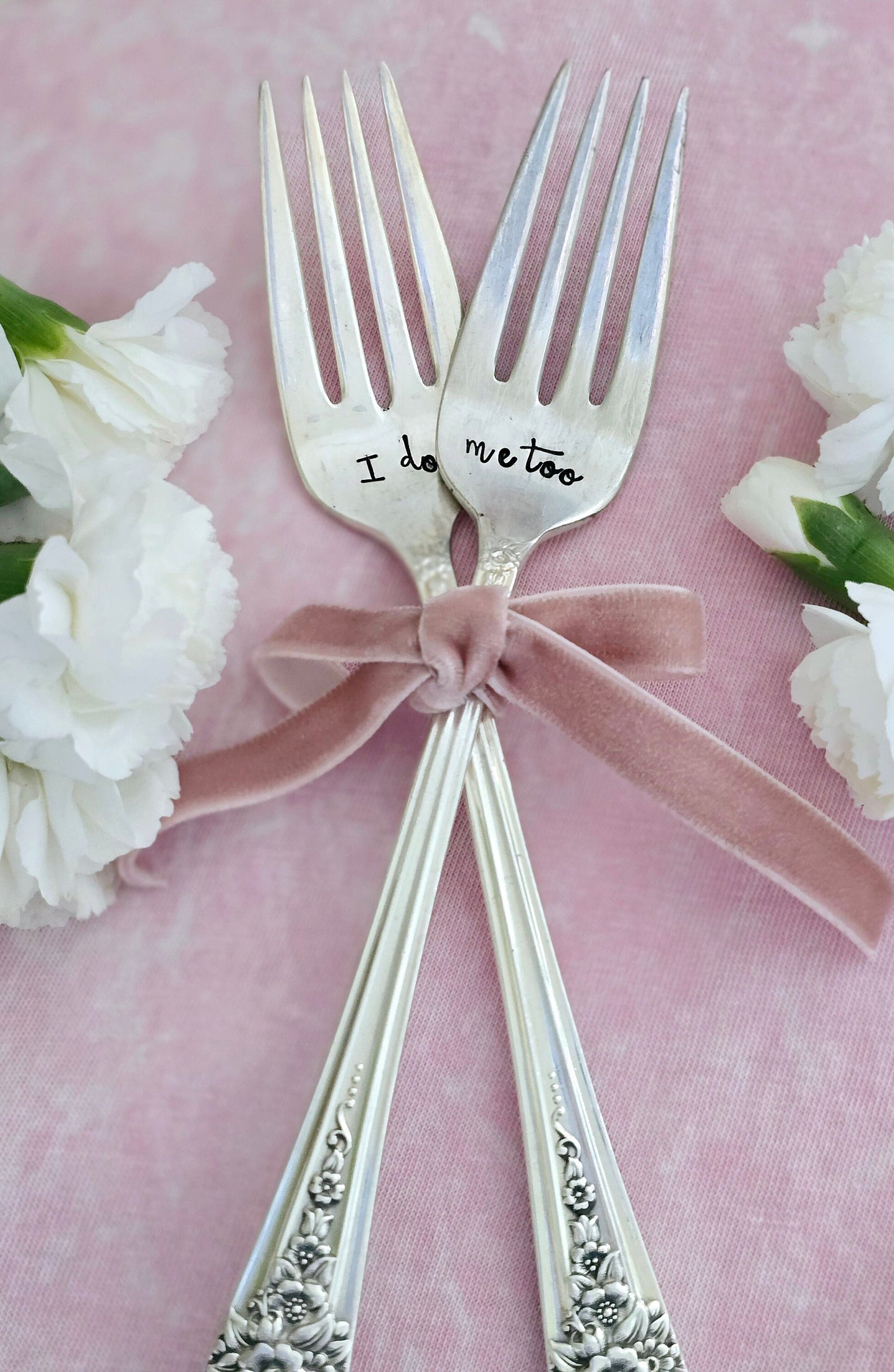 Vintage Silver Plated Wedding Forks, includes 2 forks,wedding gift, shower gift,forks for wedding cake,forks for bride