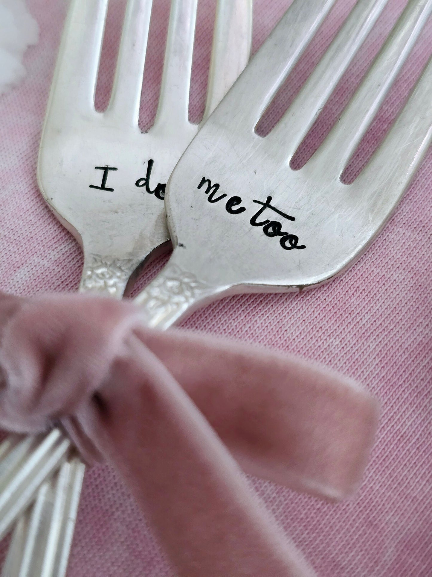 Vintage Silver Plated Wedding Forks, includes 2 forks,wedding gift, shower gift,forks for wedding cake,forks for bride