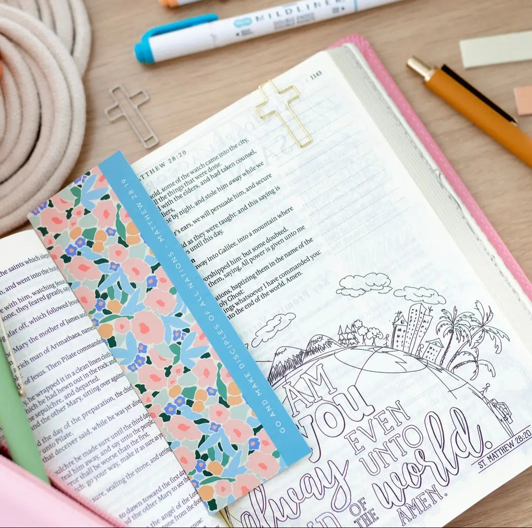 Bookmark And Cross Paperclips | Wandering Tulips